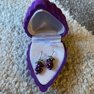Grape earrings